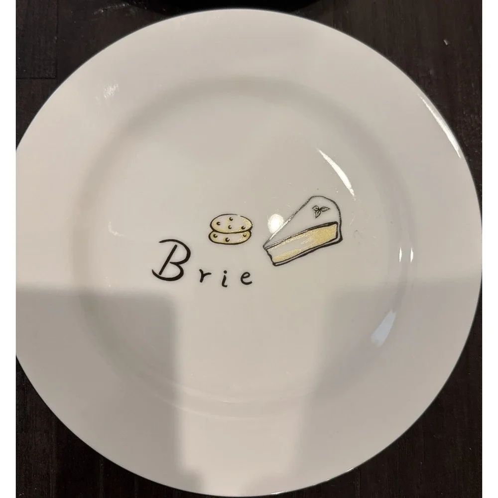 Pottery Barn‎ Cocktail Salad Plates Plate Cheese 7.5 Inch Set of 4 READ